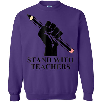 Colorado Teachers Stand With Teachers Educator Strike Shirt Purple