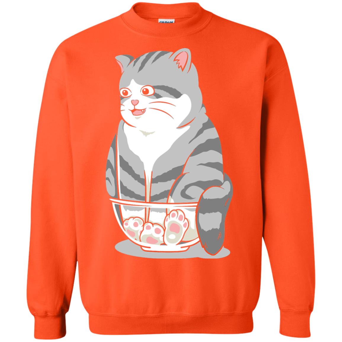 Cat Smile Cat Lover T-shirt Orange