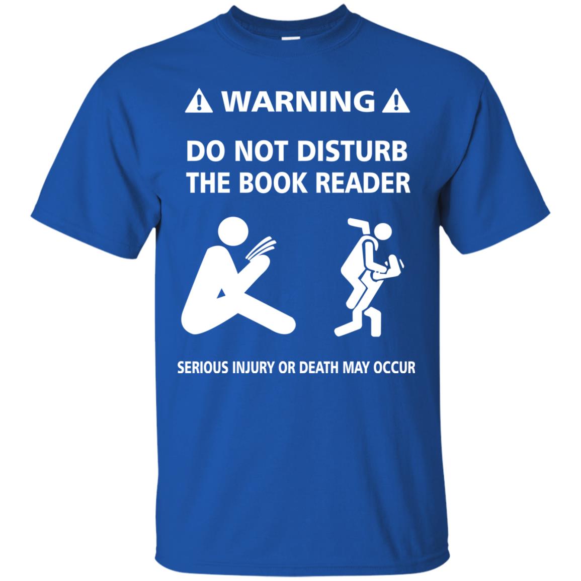 Warning Do Not Disturb The Book Reader Serious Injury Or Death May Occur Royal
