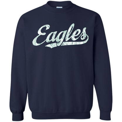 Eagles Mascot T-shirt Vintage Sports Name Navy