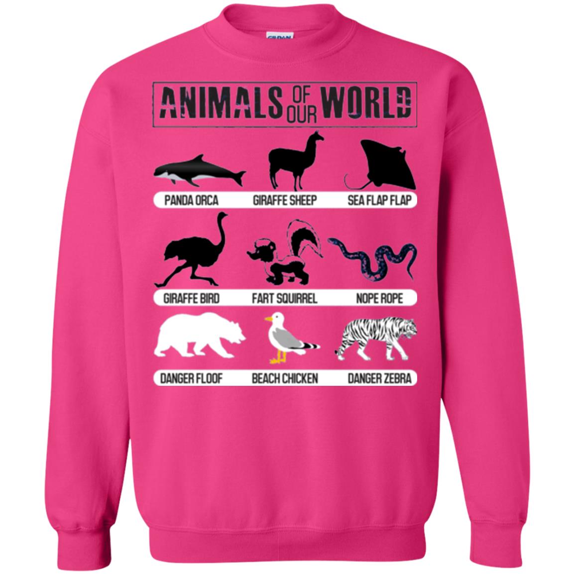 Save Animals Of Our World T-shirt Heliconia