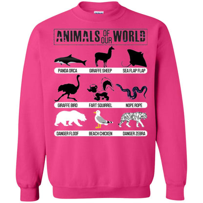 Save Animals Of Our World T-shirt Heliconia
