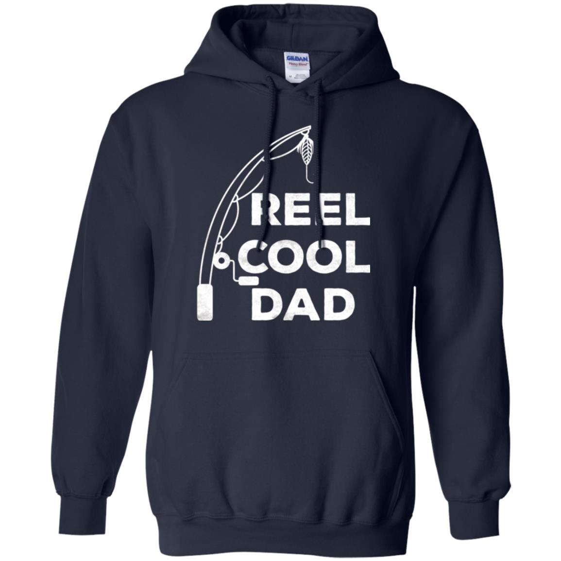 Fisherman T-shirt Reel Cool Dad Navy