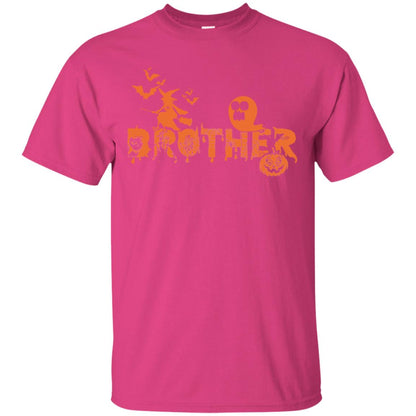 Halloween Pumpkin Brother Family Shirt Heliconia
