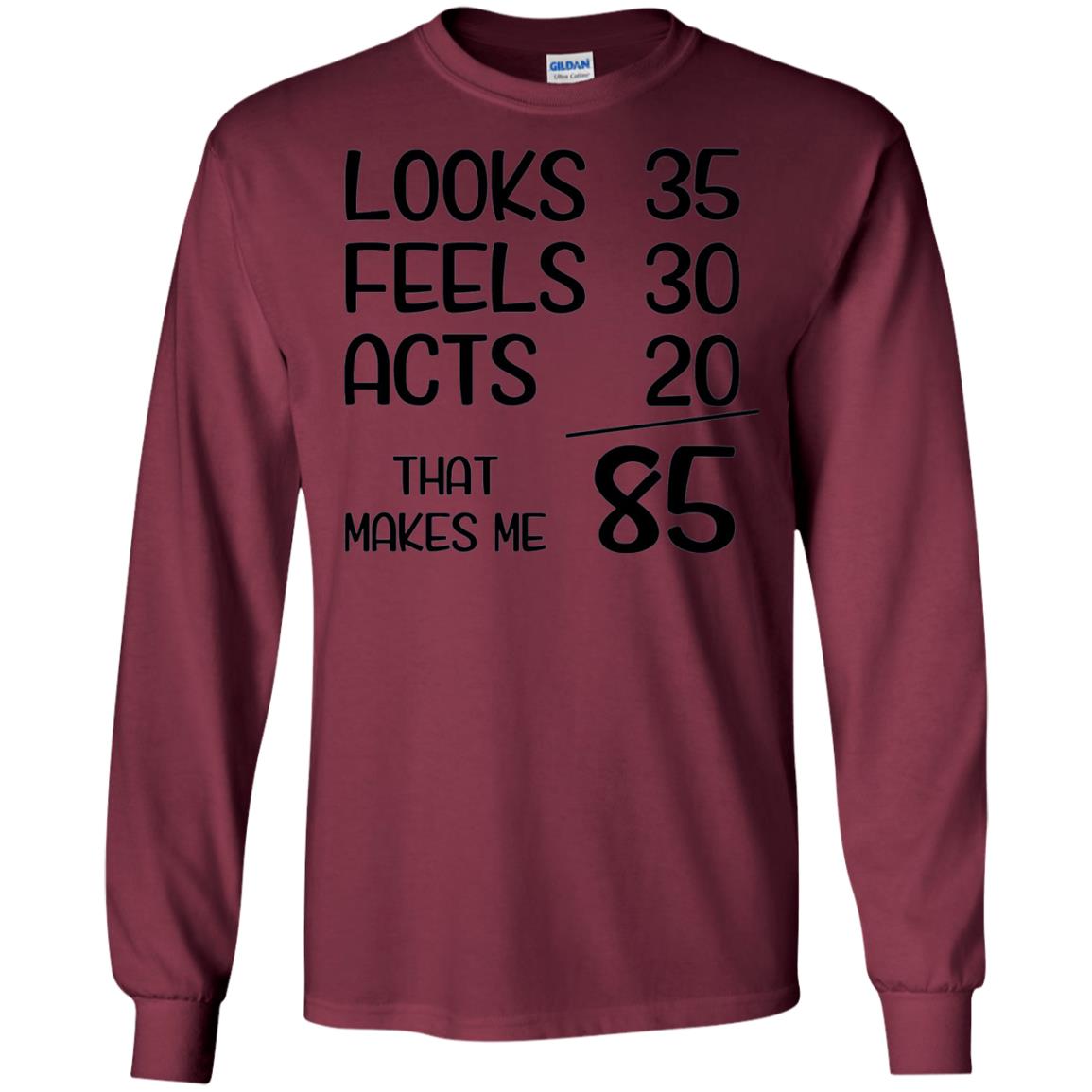 Funny 1933 85 Years Old 85th Birthday T-shirt Maroon