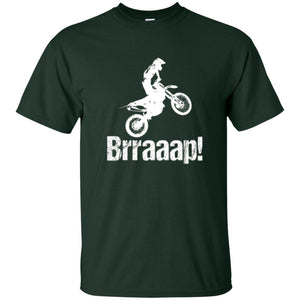 Motocross T-shirt Dirt Bike Rider Brraaap