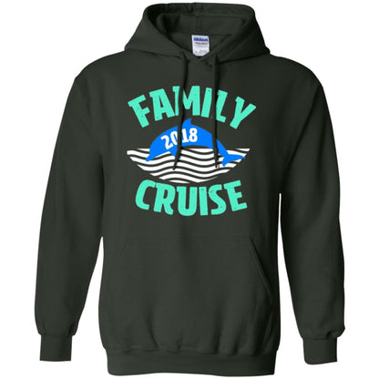 Family T-shirt Cruise Vacation 2018 Forest Green