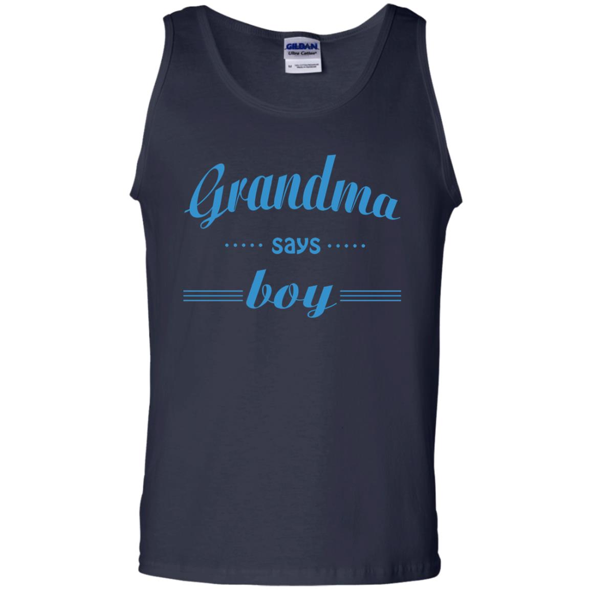 Grandma Say Boy Shirt Navy