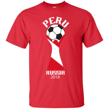 Football Lovers T-shirt Peru Russia 2108 Red