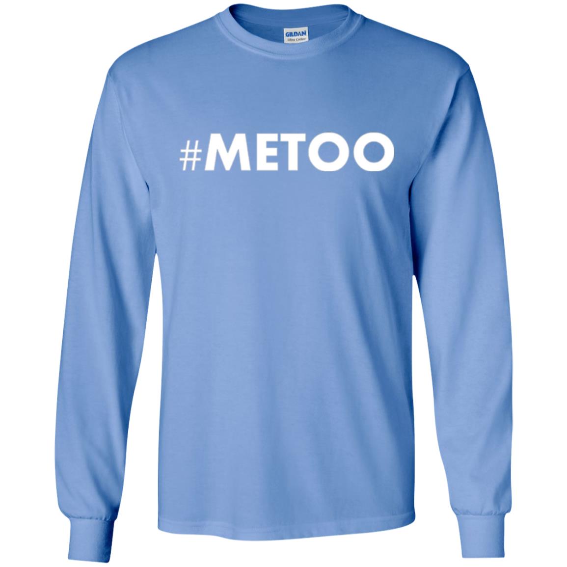 Sexual Harassment Awareness T-shirt Hashtag Me Too Carolina Blue