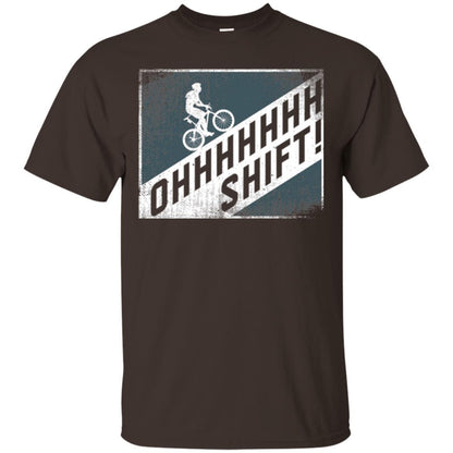 Cyclist T-shirt Oh Shift Dark Chocolate