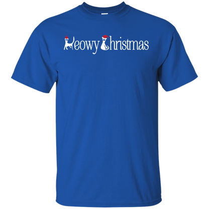 Christmas T-shirt Meowy Christmas Royal