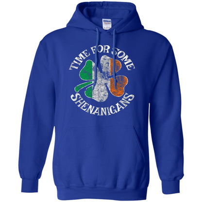 Time For Some Shenanigans St. Patrick_s Day T-shirt Royal