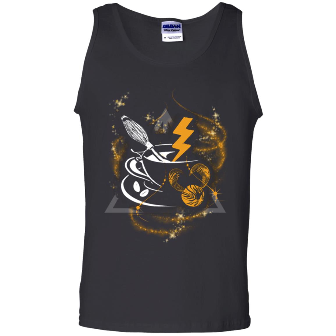 Harry Potter Coffee Movie Fan T-shirt Black