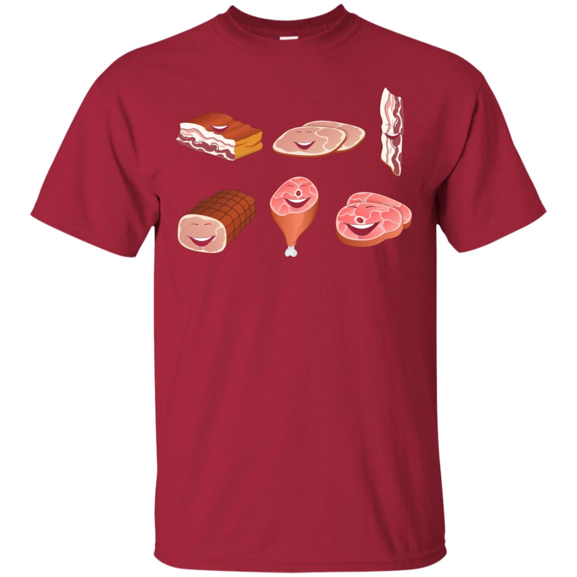 Funny Bbq T-shirt Meat Family Cardinal
