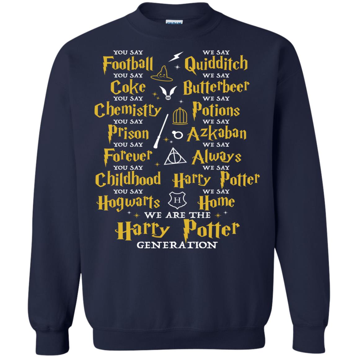 We Are The Harry Potter Generation Movie Fan T-shirt Navy