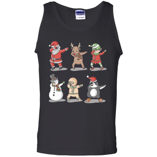 Christmas T-shirt Dabbing Santa Ugly Sweater Black