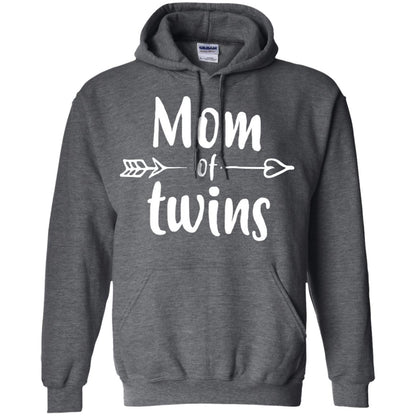 Mom Of Twins Mother's Day Mommy T-shirt Dark Heather