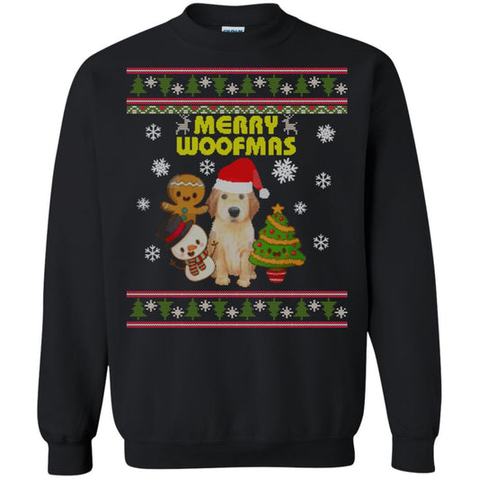 Merry Woofmas Dogs Lovers X-mas 2018 Gift Shirt Black