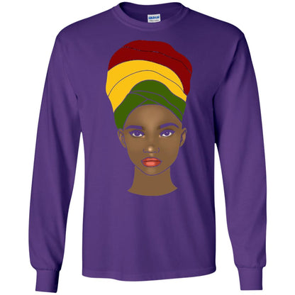 Melanin Rocks African Queen Melanin T-shirt Purple