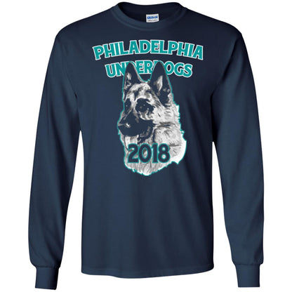 Dog Lover T-shirt Philadelphia Underdogs Celebration 2018 T-shirt Navy