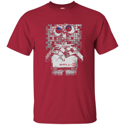 Film T-shirt Wall-e Tile Portrait Graphic Cardinal