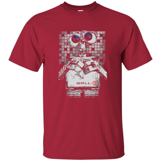 Film T-shirt Wall-e Tile Portrait Graphic Cardinal
