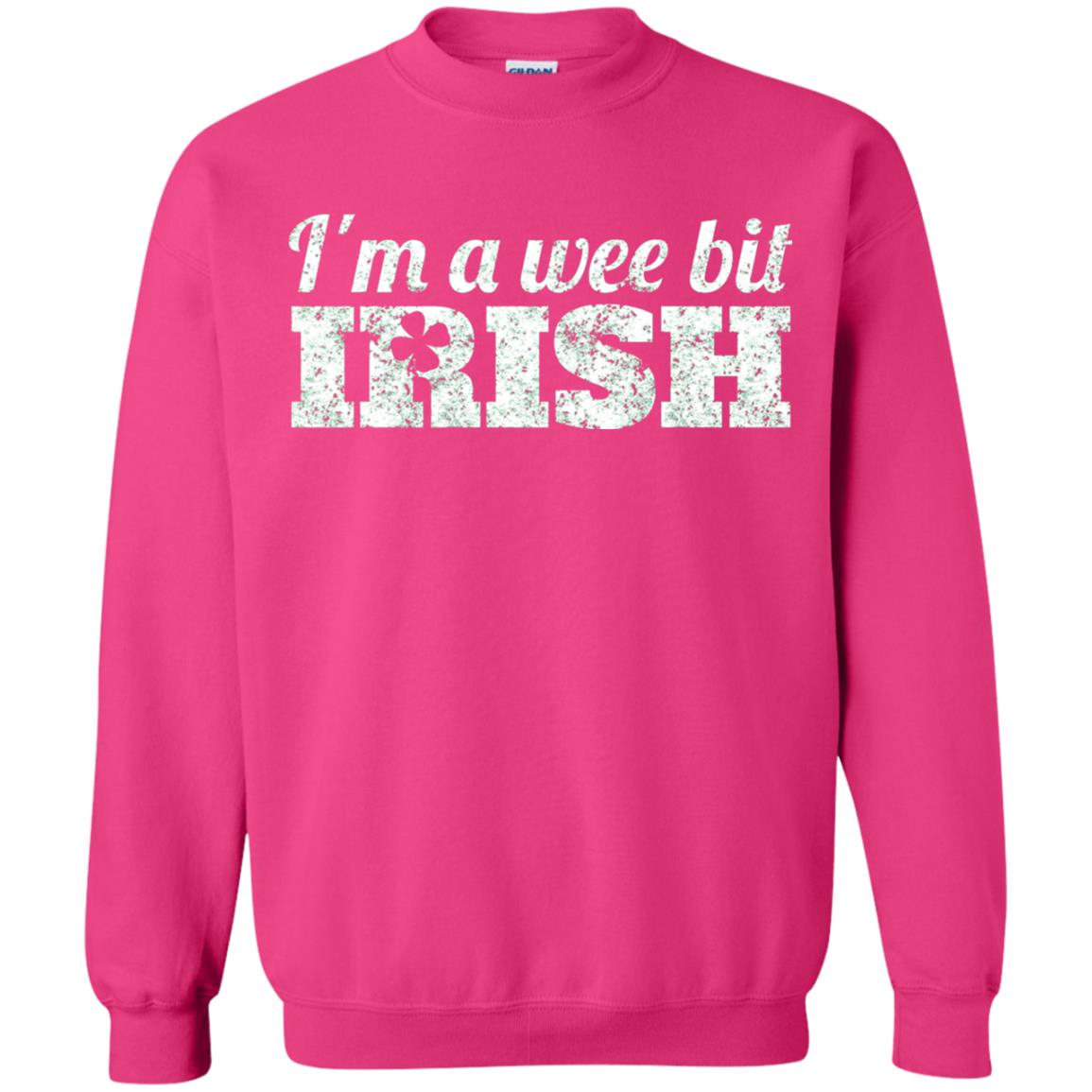 I_m Wee Bit Irish Funny Irish Heritage St Paddy_s Day T-shirt Heliconia