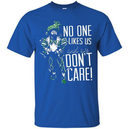 No One Likes Us We Don_t Care Philly Football Lover T-shirt Royal