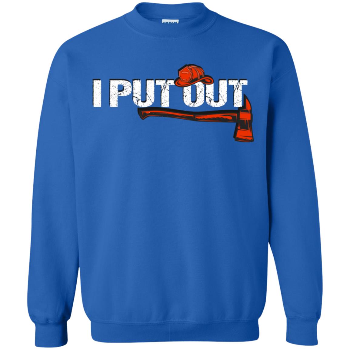 I Put Out Firefighter Gift Shirt For Mens Royal