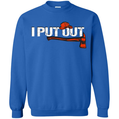 I Put Out Firefighter Gift Shirt For Mens Royal