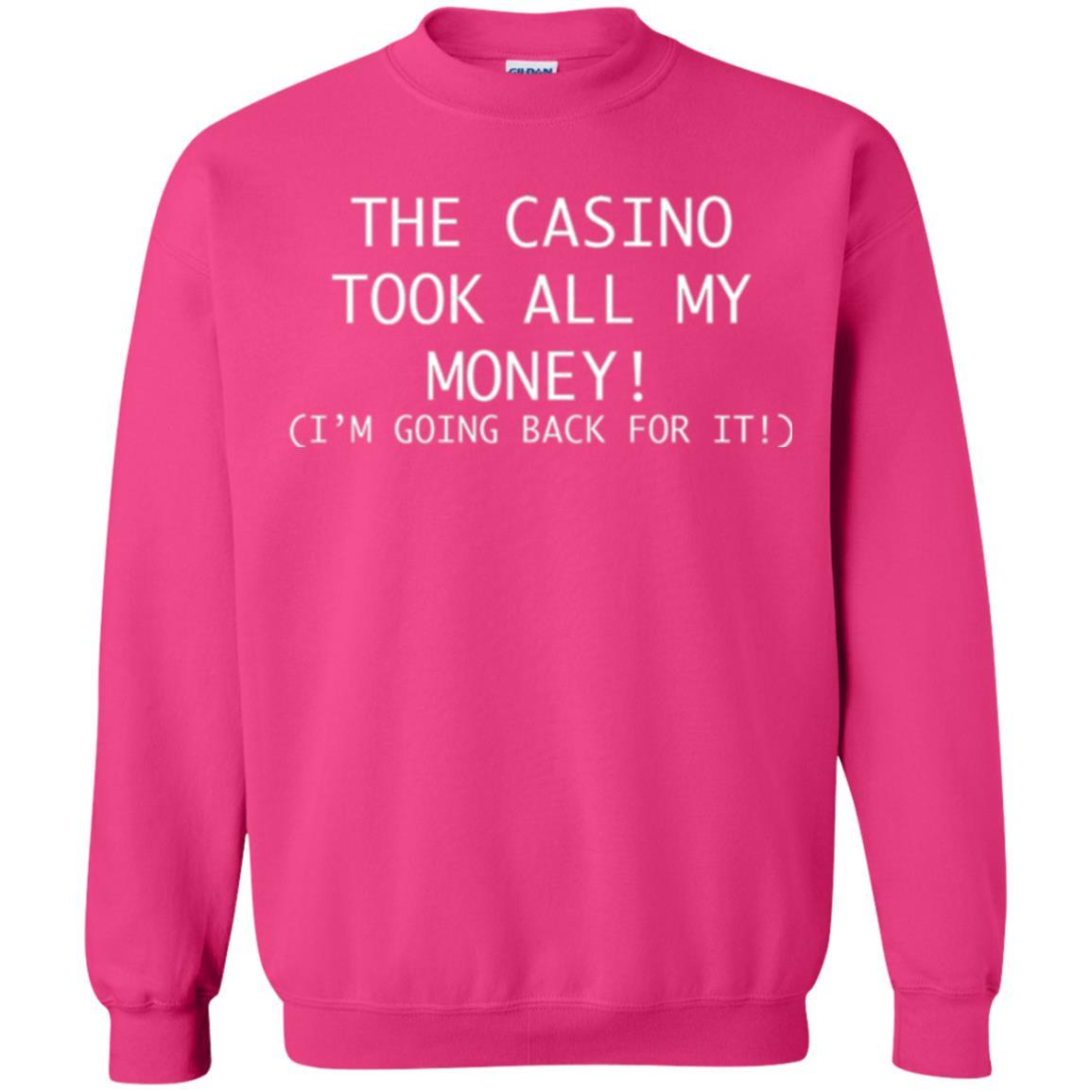 Gambler T-shirt The Casino Took All My Money Heliconia