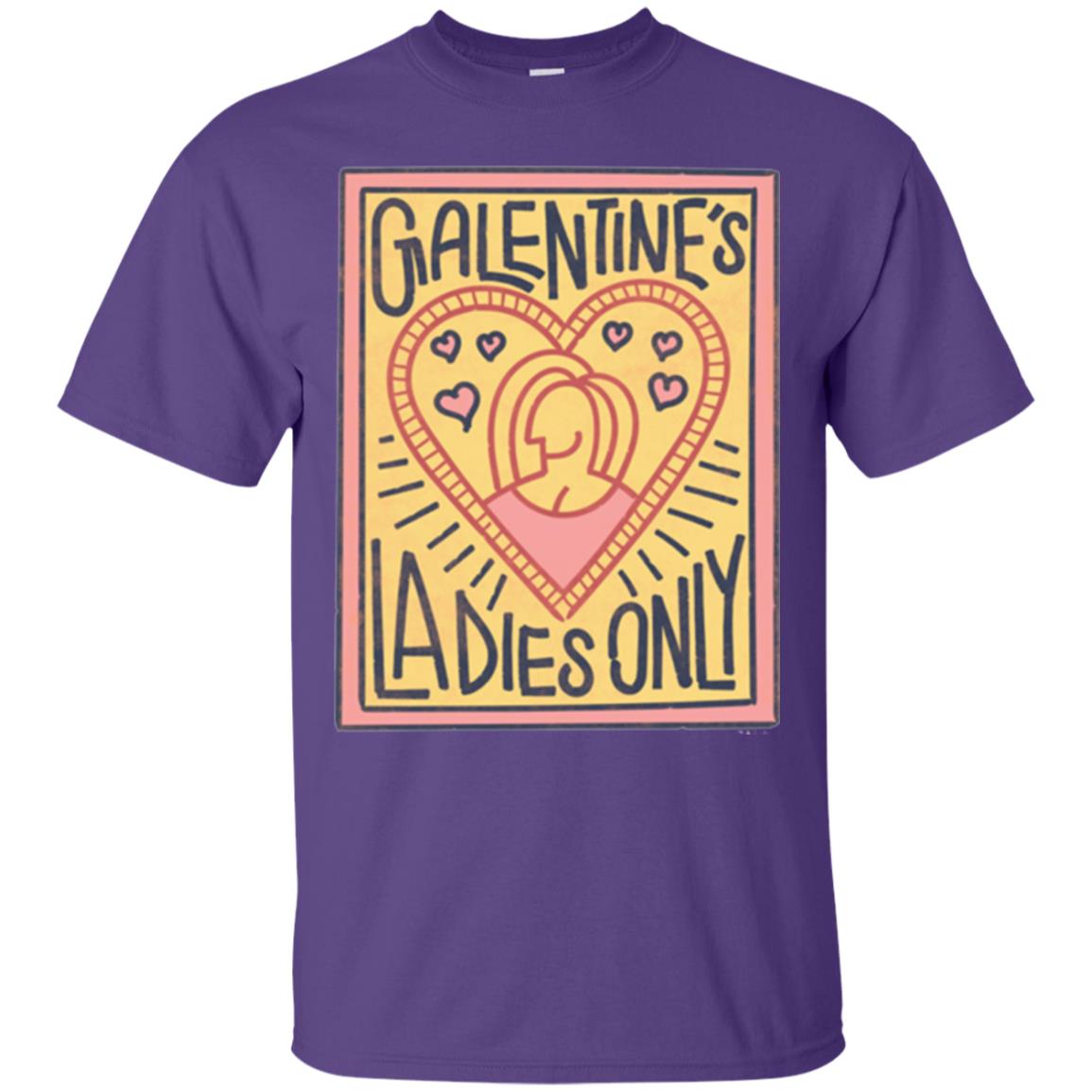 Premium T-shirt Galentine_s Day Ladies Only Purple