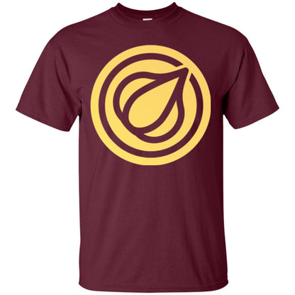 Garlicoin Cryptocurrency T-shirt Maroon
