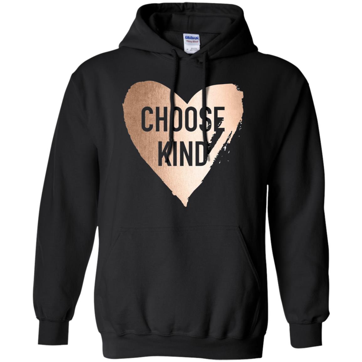 Choose Kind Anti Bullying Rose Gold T-shirt Black