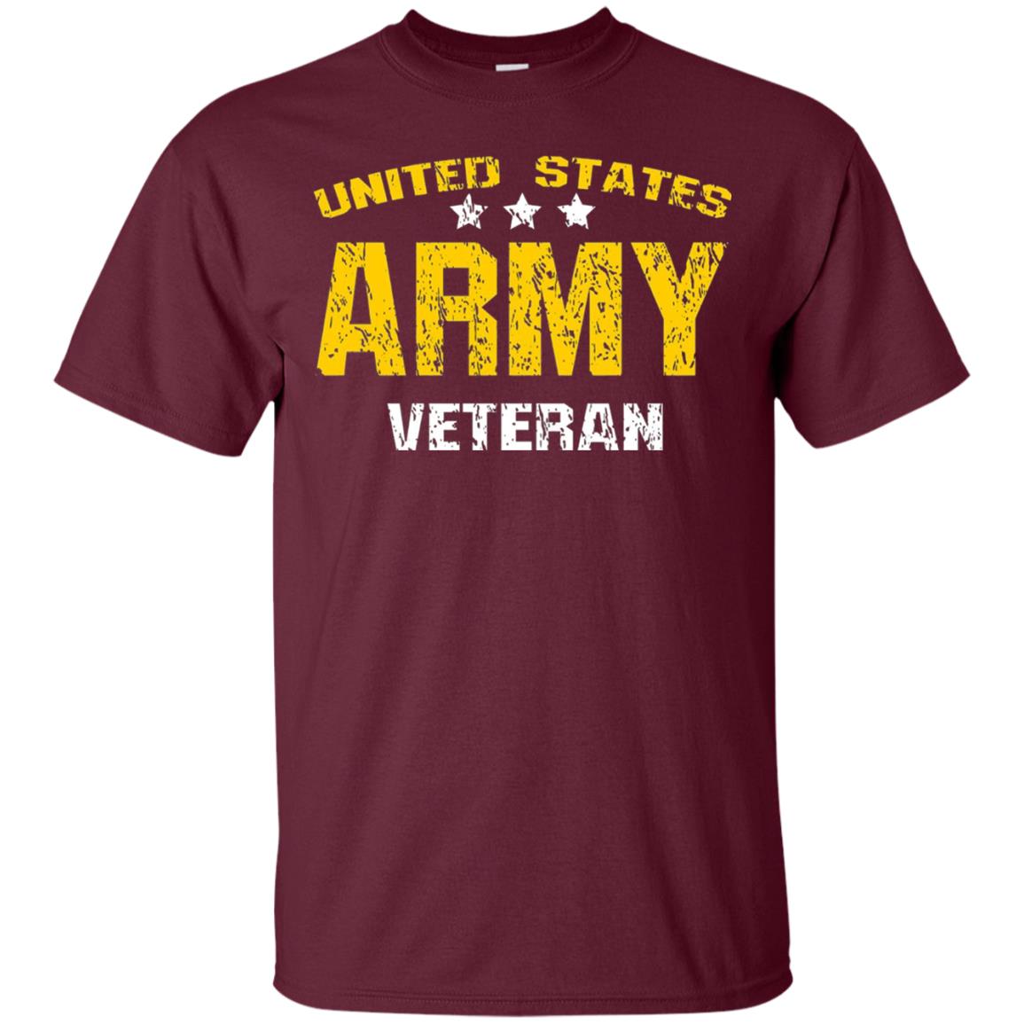 United States Army Veteran Shirt Maroon