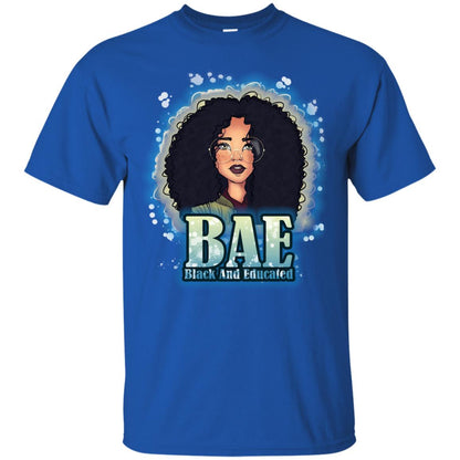 Bae Shirt Black And Educated Royal