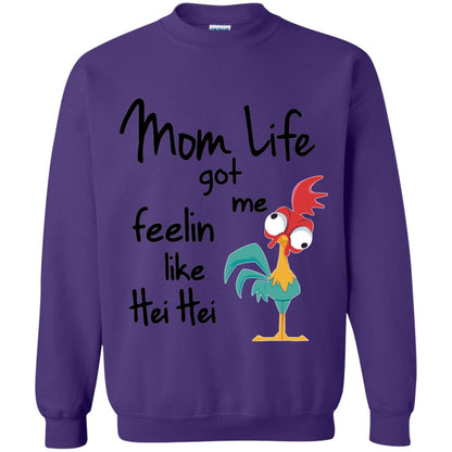 Mom Life Got Me Feelin Like Hei Hei Mommy Shirt Purple