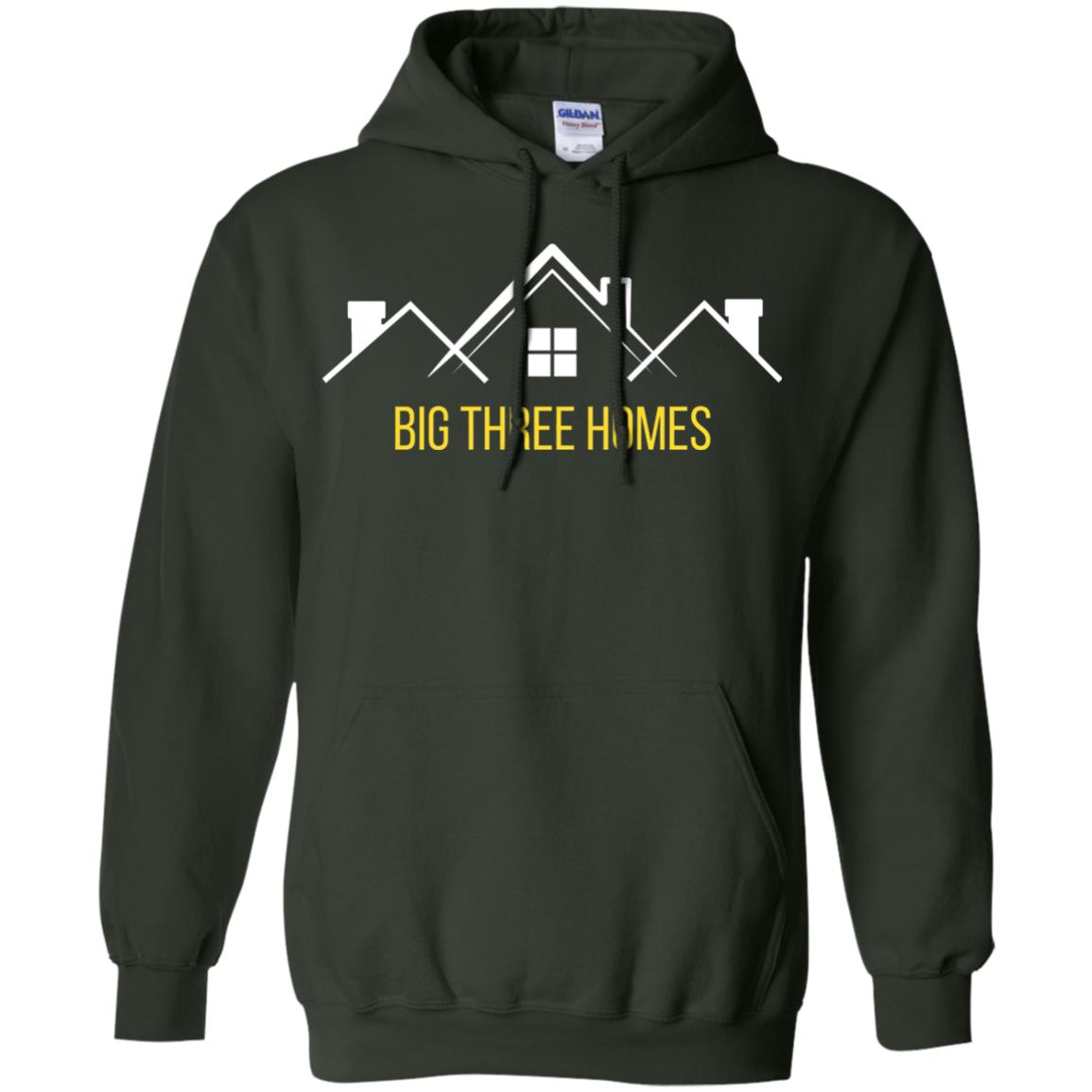 Big Three Homes Big Three Is Us Kevin Kate Randall T-shirt Forest Green