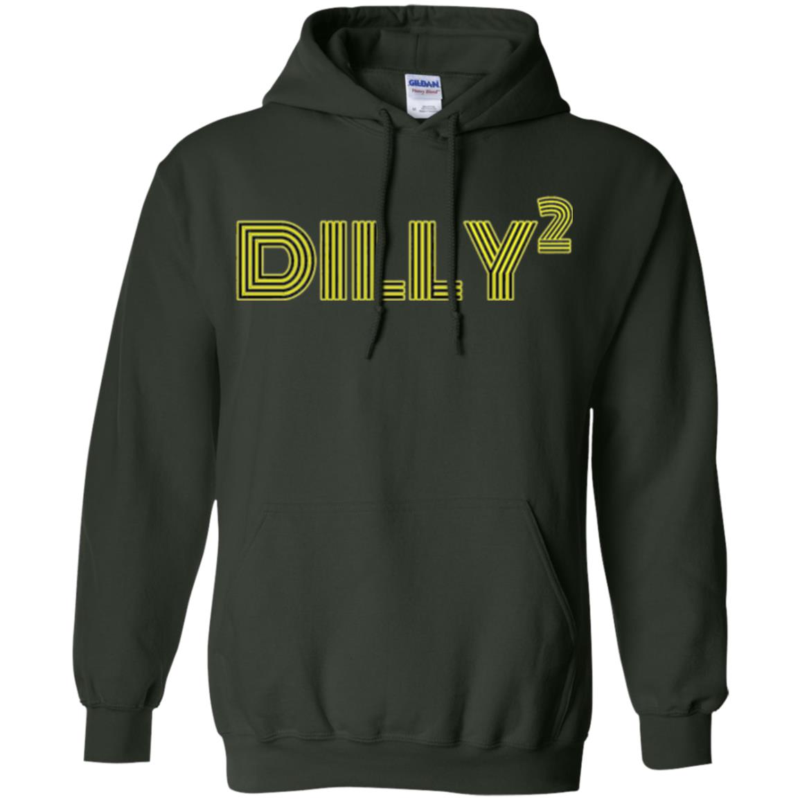 Christmas T-shirt Dilly Squared Forest Green