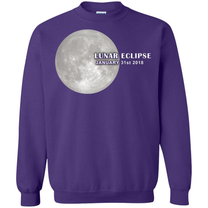 Eclipse January 31st 2018 Total Lunar Eclipse Shirts Purple