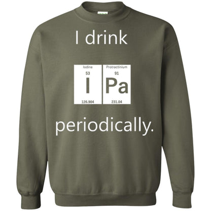 Chemistry T-shirt Drink Ipa Periodically Military Green