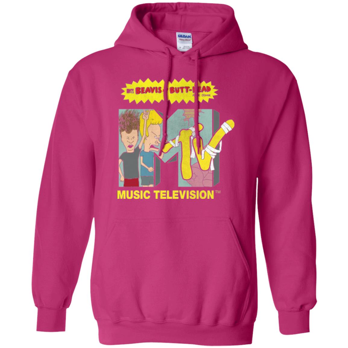 Mtv Logo T-shirt Beavis And Butt Head Heliconia