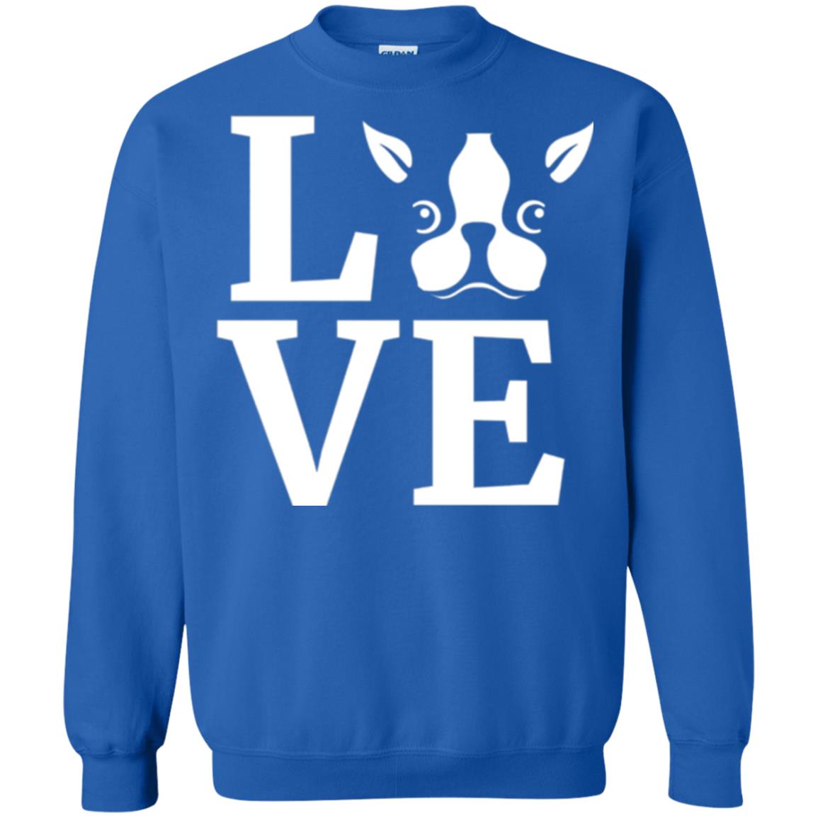 Dog Lovers T-shirt I Love My Boston Terrier Royal