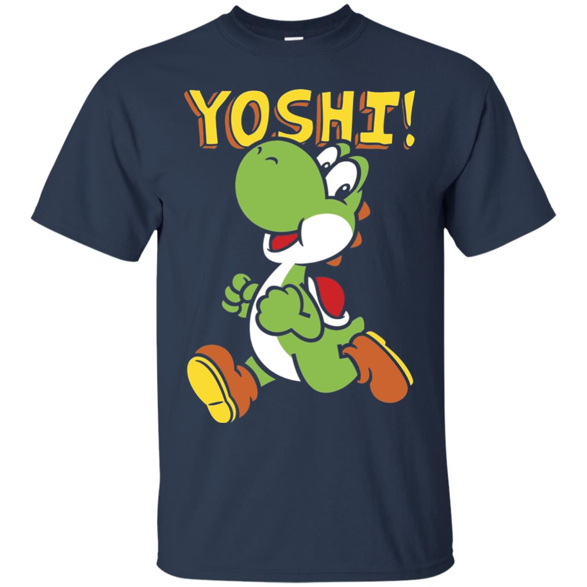 Nintendo Super Mario Yoshi Intro Jump Graphic T-shirt Navy