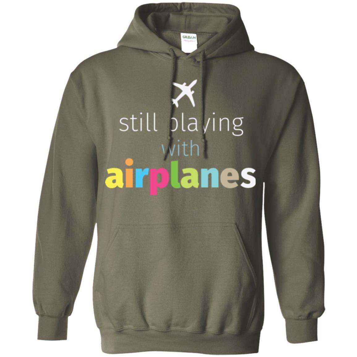 Pilot T-shirt Still Playing With Airplanes