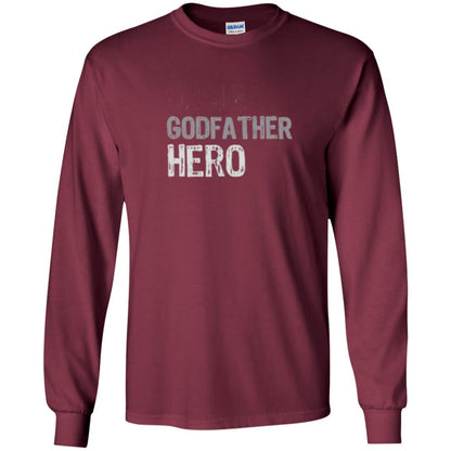 Daddy T-shirt Uncle Godfather Hero T-shirt Maroon