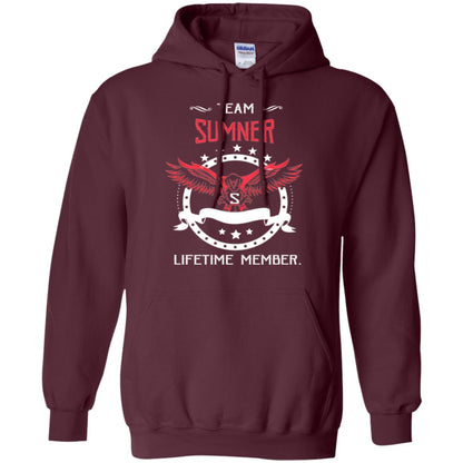 Team Sumner Lifetime Member Family T-shirt Maroon