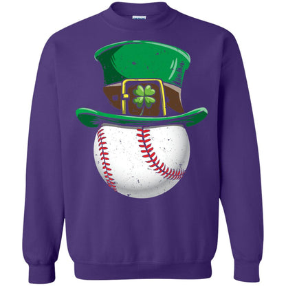 Leprechaun St. Patrick_s Day Baseball Ball T-shirt Purple
