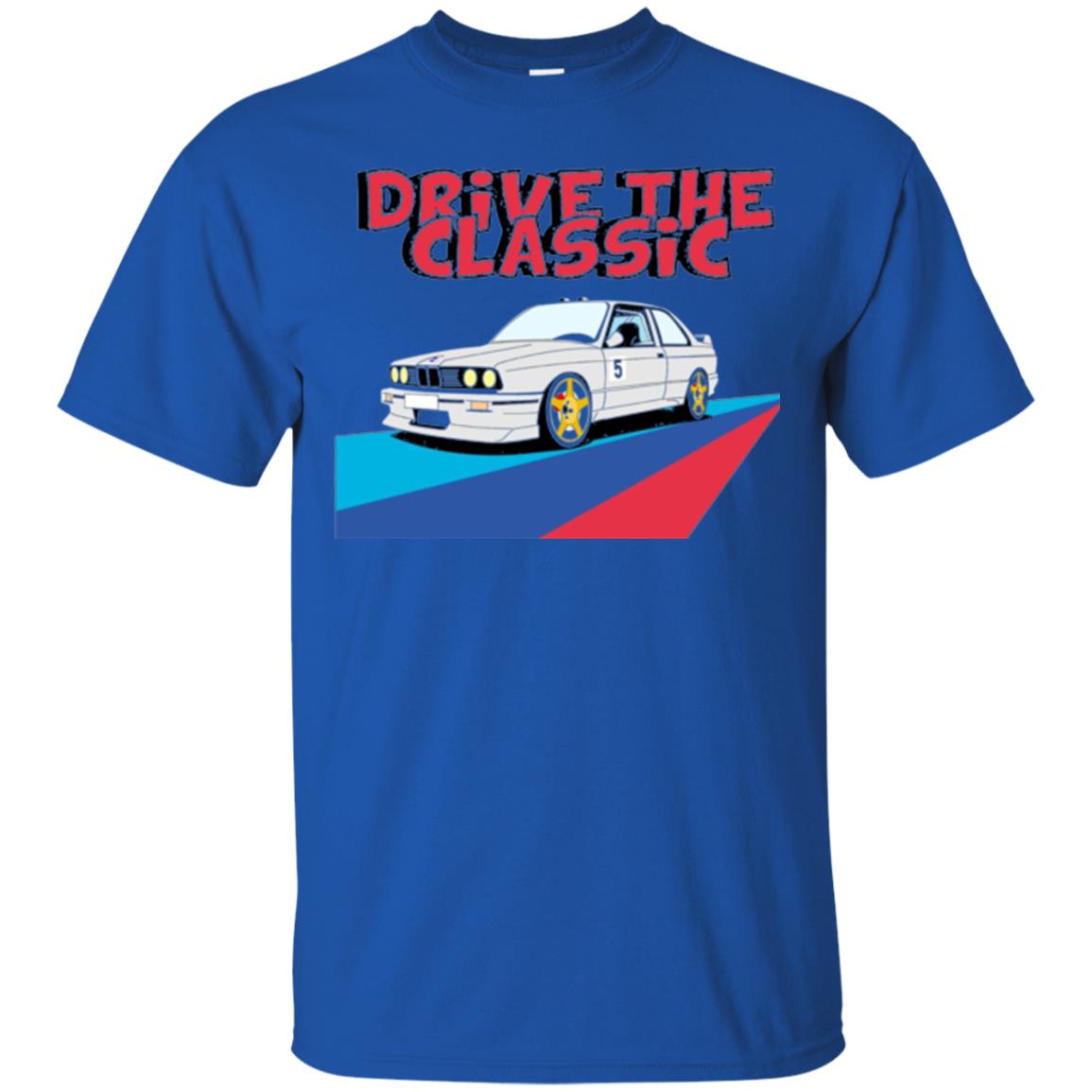 Classic Drive Vintage Collectors Bmw Lovers T-shirt Royal